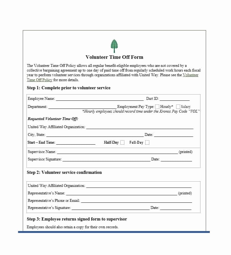 Request Off forms Templates Fresh 40 Effective Time F Request forms &amp; Templates
