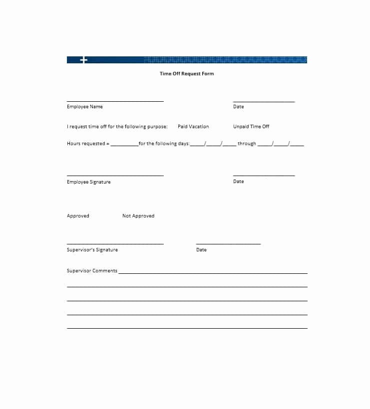 Request Off forms Templates New 40 Effective Time F Request forms &amp; Templates