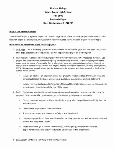 Research Project Proposal Template Beautiful Biology Research Proposal Guidelines and Examples