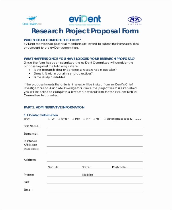 Research Project Proposal Template Elegant 20 Research Proposal Template Samples Word Pdf Pages
