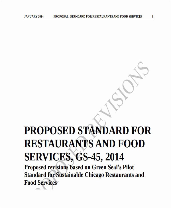 Restaurant Business Proposal Template Luxury 6 Restaurant Business Proposal Templates Free Samples