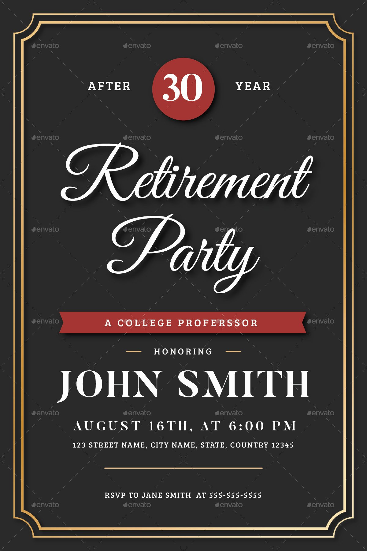 Retirement Party Flyer Templates Free Best Of Retirement Invitation Flyer Templates by Vynetta