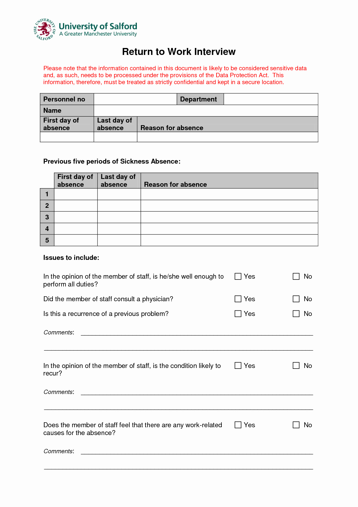 Return to Work form Template Inspirational Best S Of Return to Work Excuse Template Return to