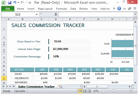 Sales Commission Plan Template Beautiful Sales Mission Tracking Template for Microsoft Excel