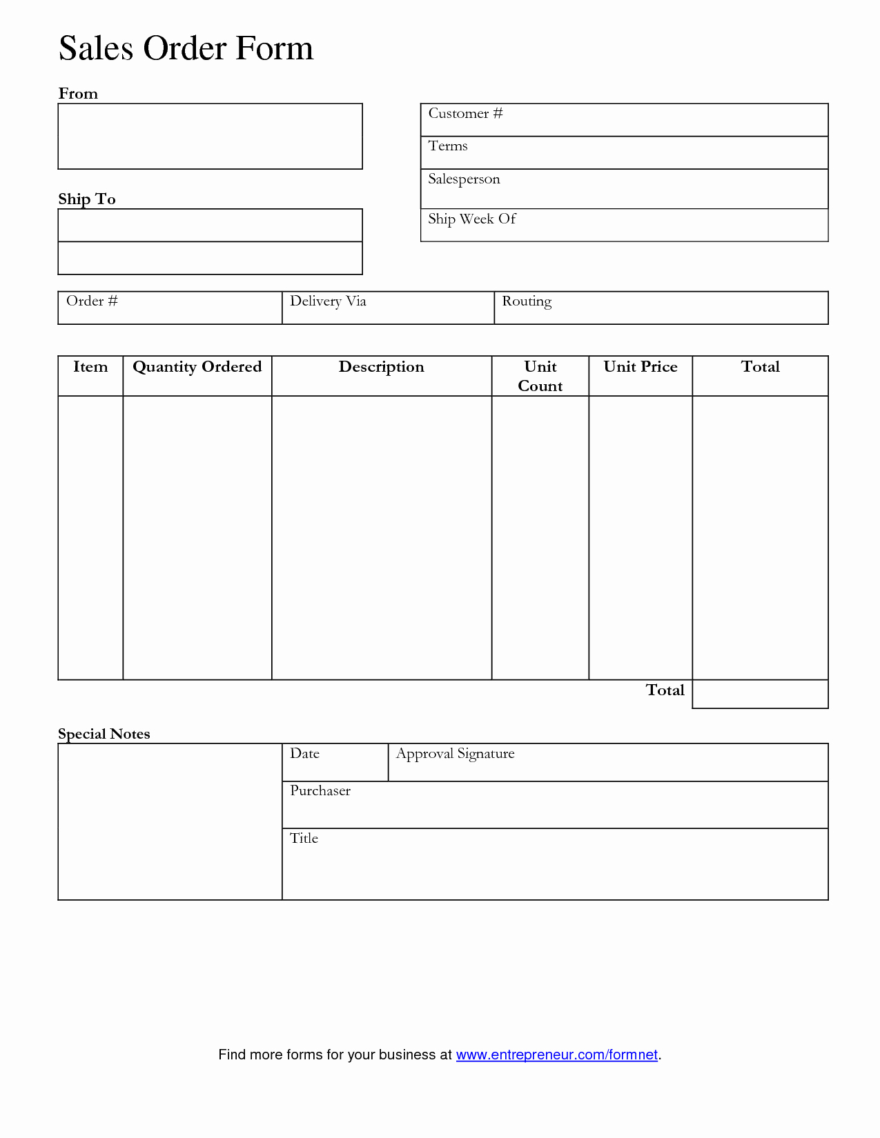Sales order form Template Best Of Word Template Category Page 4 Urlspark