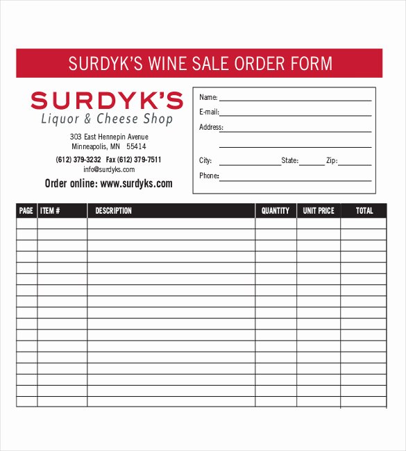 Sales order form Templates Fresh 25 Sales order Templates Ai Word