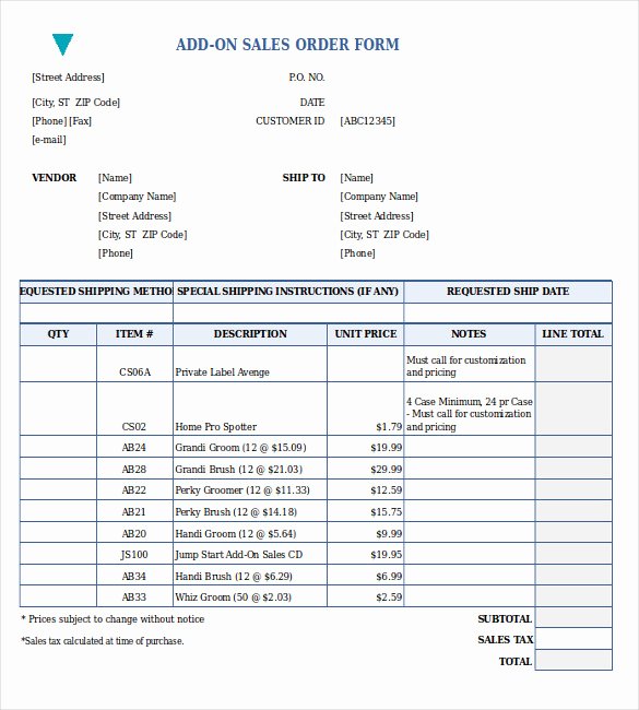 Sales order form Templates Lovely 25 Sales order Templates Ai Word