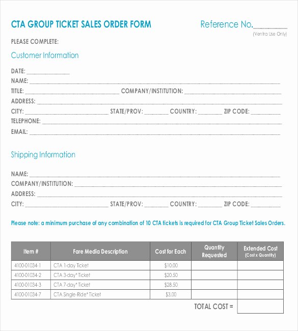 Sales order form Templates Unique Sales order form