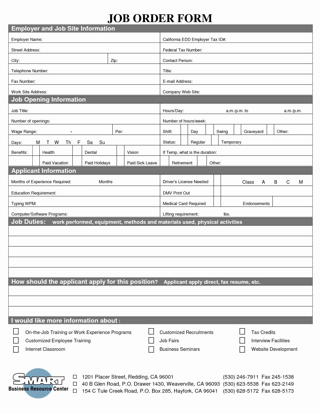 Sample order forms Template New Best S Of Job order Template Work order form