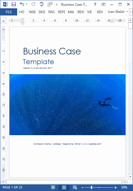 Sample Use Case Template Awesome Business Case Template How to Justify the Business Needs