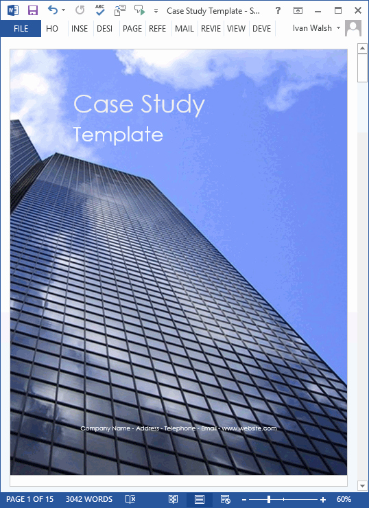 Sample Use Case Template New How to Write Your First Case Study