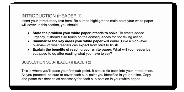 Sample White Paper Template Beautiful How to Write White Papers People Actually Want to Read