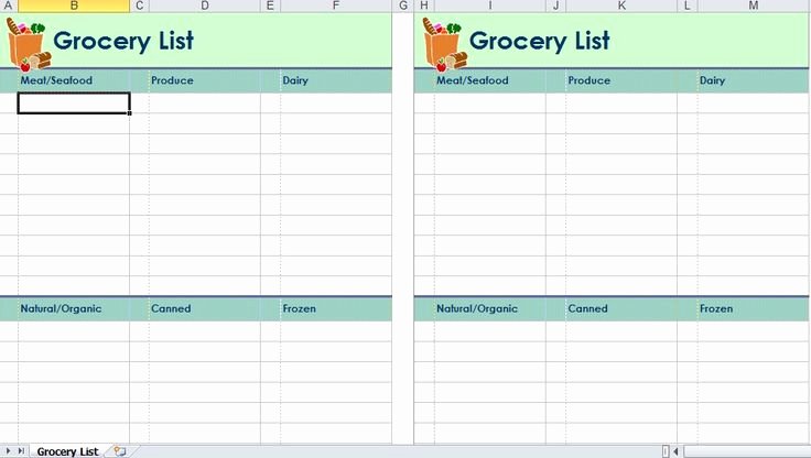 Shopping List Template Excel Awesome 48 Best Images About Excel Templates On Pinterest