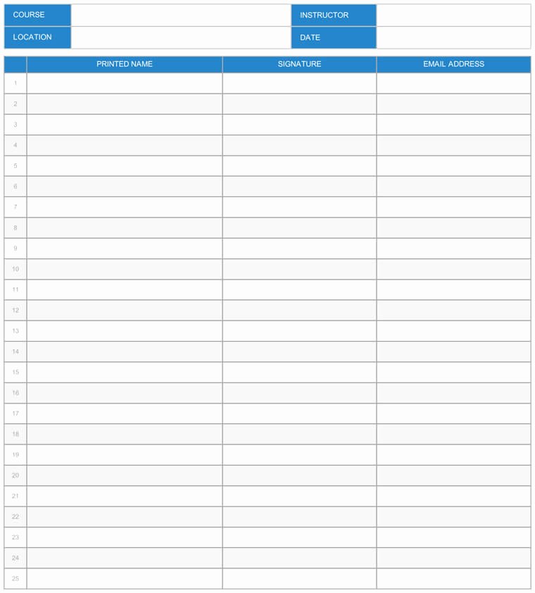 Sign In Sheet Template Excel New 16 Free Sign In &amp; Sign Up Sheet Templates for Excel &amp; Word