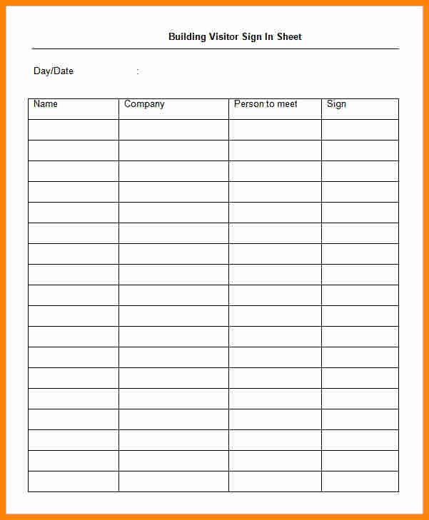 Sign In Sheet Template Word Luxury 5 Payroll Sign Off Sheet Template