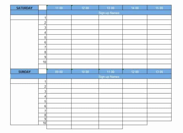 Sign Up Sheet Template Excel Elegant Sign Up Sheet Templates Word Excel formats