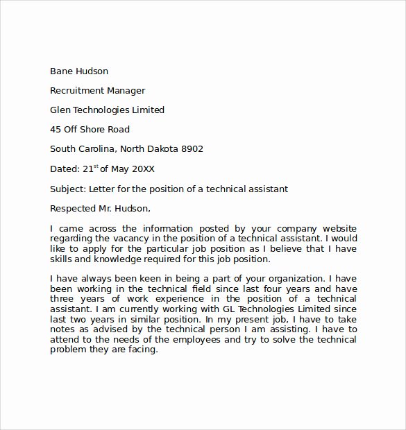 Simple Cover Letter Template Word Beautiful Simple Cover Letter Examples 10 Download Free Documents