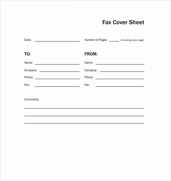 Simple Cover Letter Template Word Fresh How to Fill Out A Fax Cover Sheet