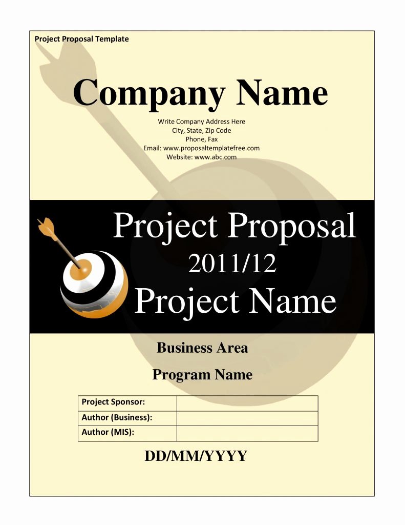 Simple Project Proposal Template Lovely 20 Free Project Proposal Template Ms Word Pdf Docx