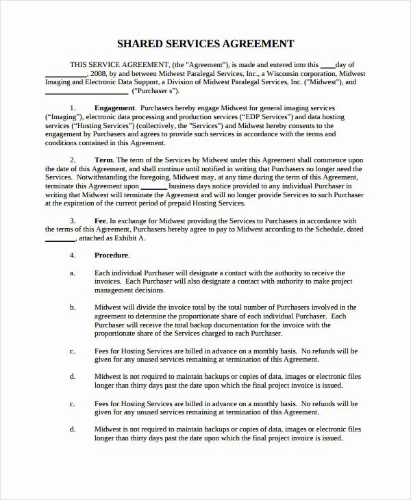 Simple Service Agreement Template Fresh 21 Simple Service Agreements Word Pdf
