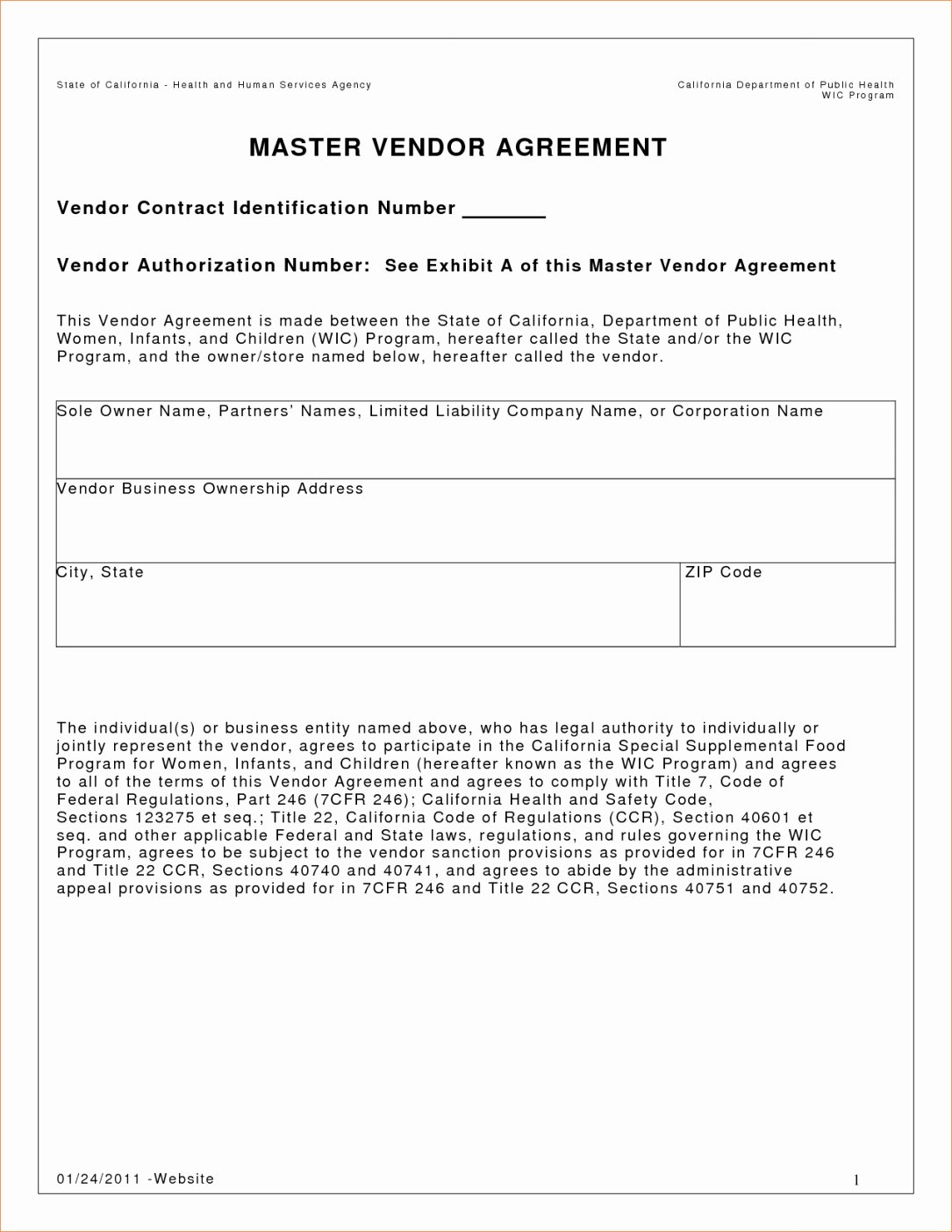 Simple Vendor Agreement Template Inspirational Preferred Supplier Agreement Sample