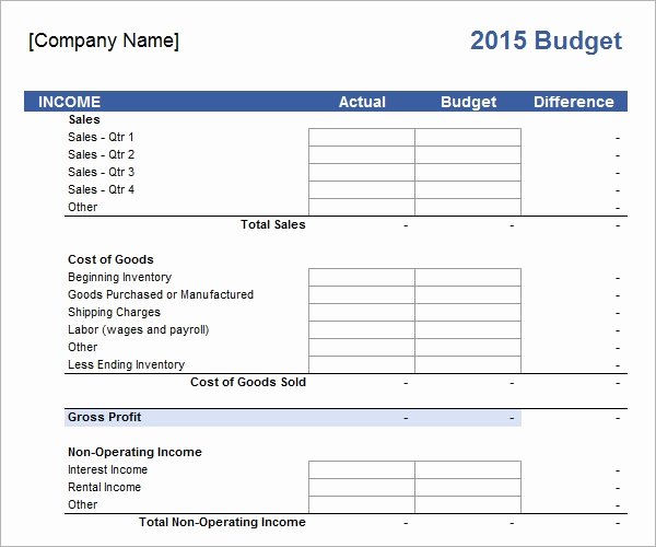 Small Business Budget Template Excel Fresh Business Bud Template 13 Download Free Documents In