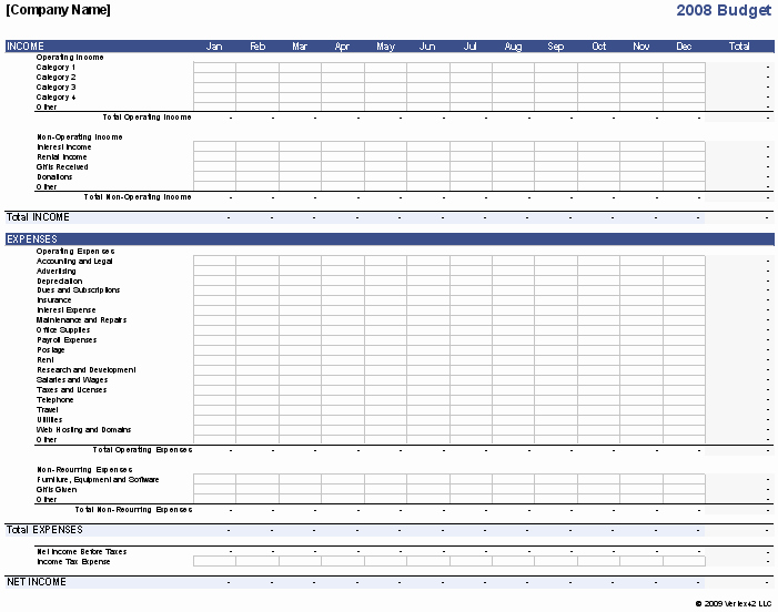 Small Business Budget Template Excel Fresh Business Bud Template for Excel Bud Your Business