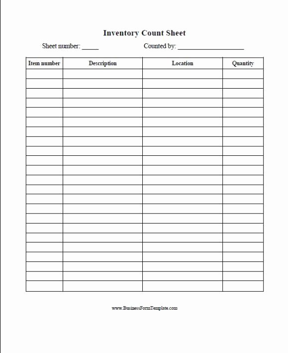 Small Business Inventory Spreadsheet Template Best Of Inventory Count Sheet Template