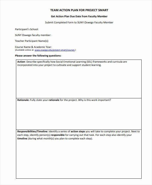 Smart Action Plan Template Awesome 11 Smart Action Plan Templates Pdf Word