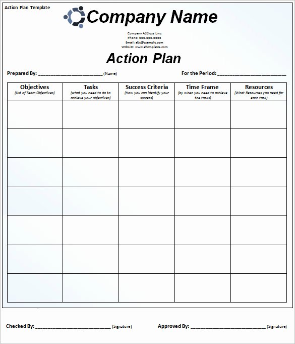 Smart Action Plan Template Fresh 90 Action Plan Templates Word Excel Pdf Apple Pages
