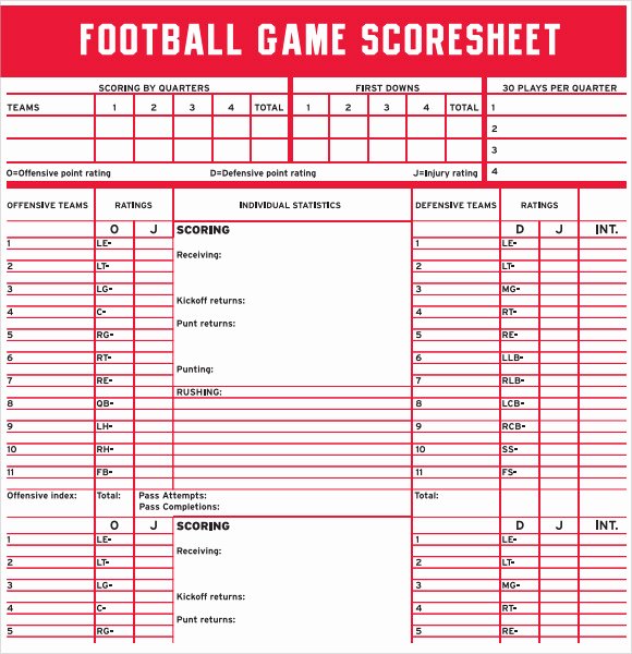 football score sheet template