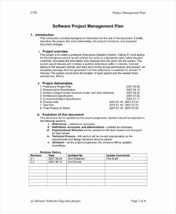 Software Development Proposal Template Awesome 11 software Project Proposal Templates &amp; Samples Pdf