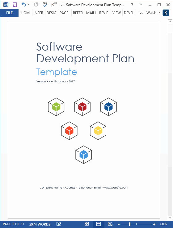 Software Development Proposal Template New software Development Plan Template Ms Word – Templates