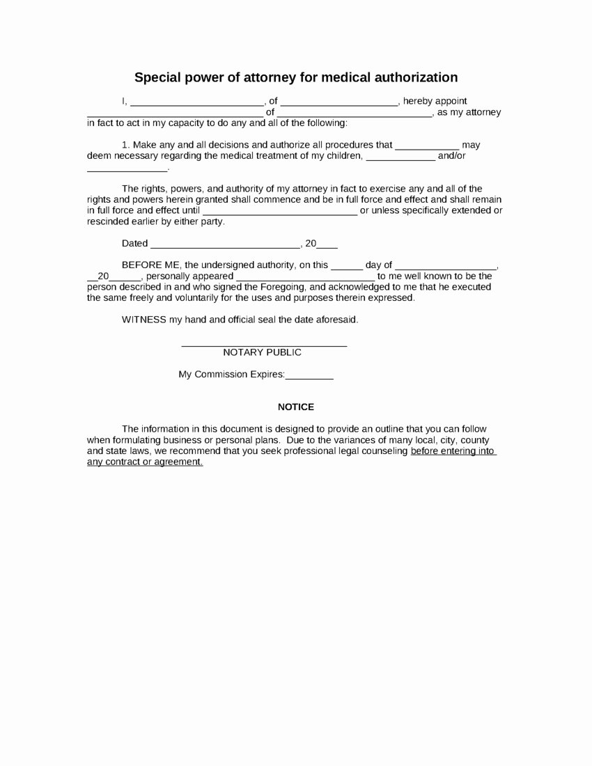 Special Power Of attorney Template Elegant Guardianship Letter In Case Death Template Examples