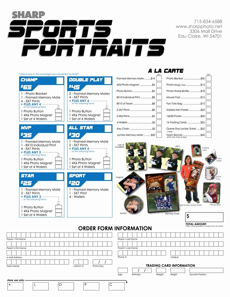 Sports Photography order form Template Awesome 1000 Ideas About Little League Baseball On Pinterest