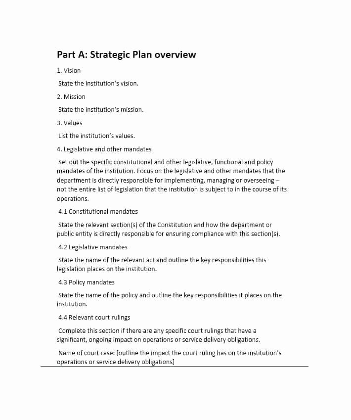 Strategic Plan Template Free Beautiful 32 Great Strategic Plan Templates to Grow Your Business