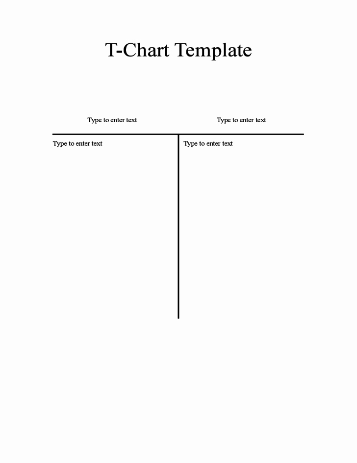 T Chart Template Pdf Best Of Blank T Chart Template Free Download