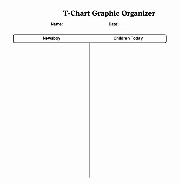 T Chart Template Pdf Luxury T Chart Template 15 Examples In Pdf Word Excel
