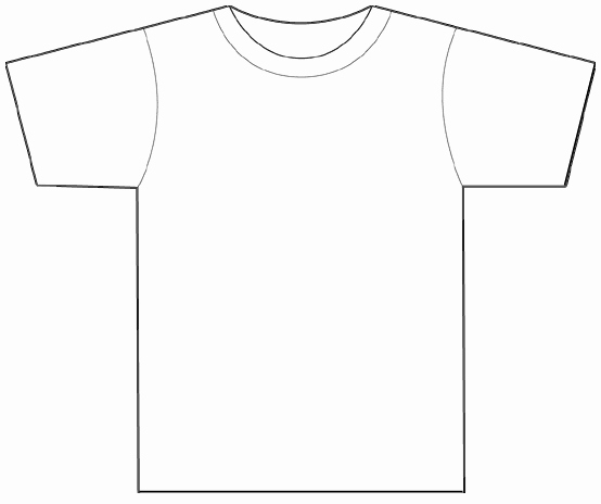 T Shirt Template Pdf Inspirational Blank Tshirt Template