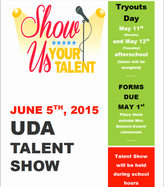 Talent Show Flyer Template Free Best Of Amazing Talent Show Flyer Templates Word Excel Samples