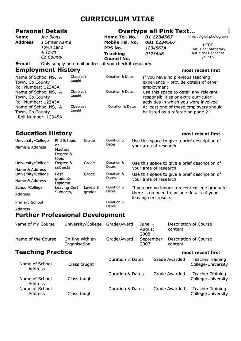 Teacher Resume Template Word Inspirational How to Create A Professional Resume