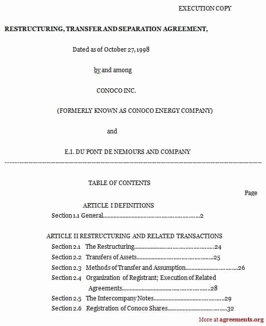 Template for Separation Agreement Best Of top 5 Free formats Of Separation Agreement Templates