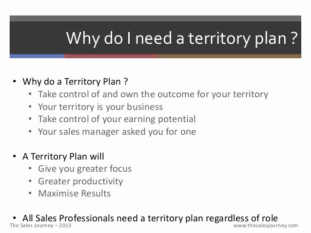 Territory Management Plan Template Best Of Sales Territory Plan Template