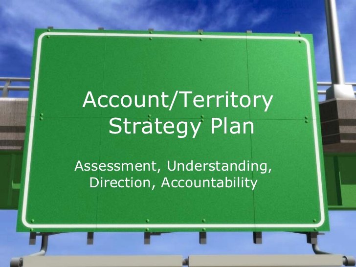 Territory Management Plan Template New Account Strategy Template
