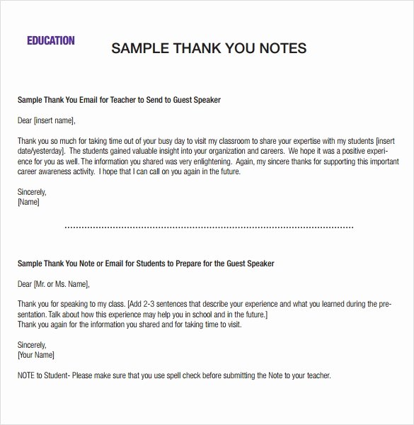 Thank You Letter Templates Unique Sample Professional Thank You Notes 7 Documents In Pdf