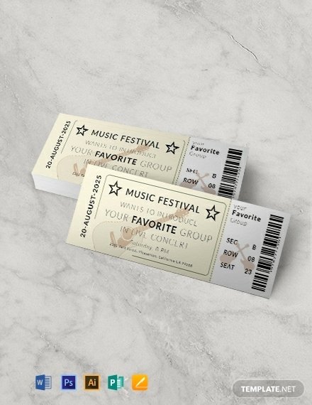 Ticket Template for Pages Fresh 10 Retro Ticket Templates Illustrator Indesign Ms Word