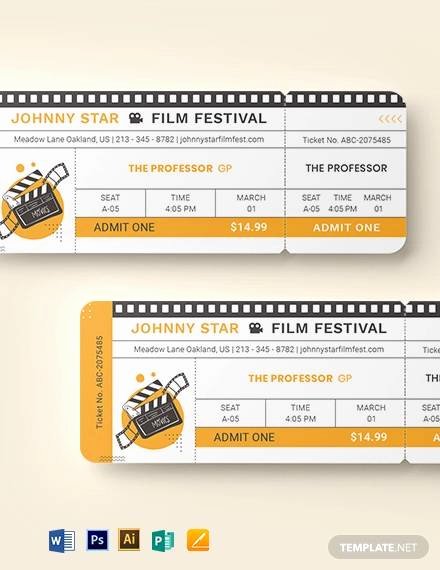 Ticket Template for Pages Inspirational Free 17 Sample Blank Ticket Templates In Illustrator