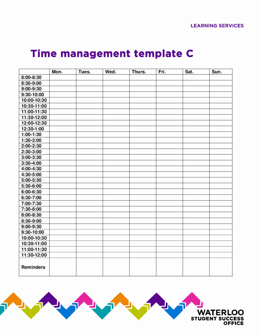 Time Management Sheet Template Elegant 2019 Time Management Fillable Printable Pdf &amp; forms