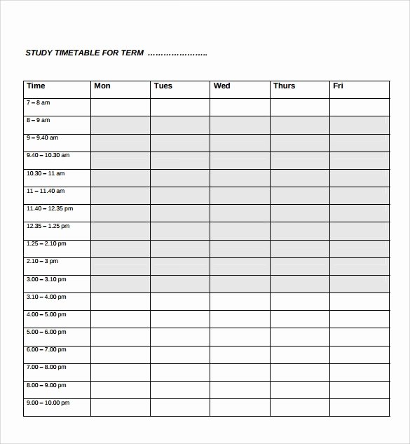 Time Study Template Excel Unique Time Study Template