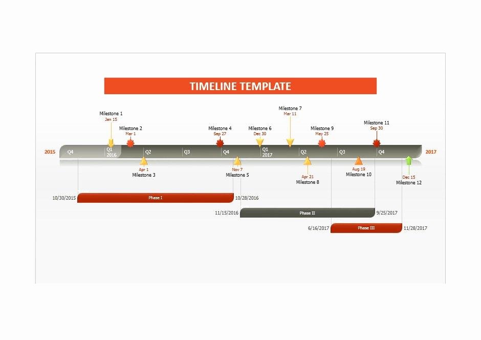 Timeline Template for Word Elegant 33 Free Timeline Templates Excel Power Point Word